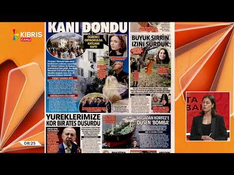 KIBRIS'TA SABAH - GAZETE MANŞETLERİ