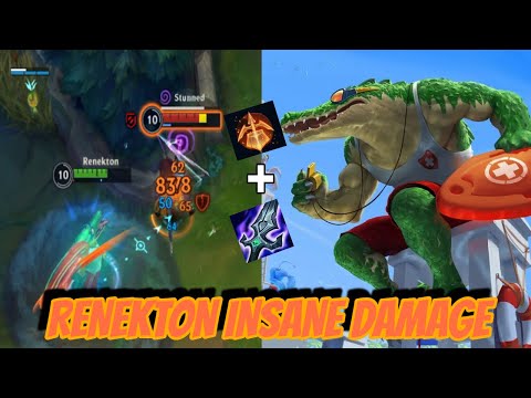 WILDRIFT RENEKTON IS OP WITH KRAKEN SLAYER RUNE AND BRK!!!