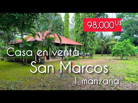 Casa en venta San Marcos / Nicaragua 