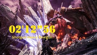 【MHW】テオ・テスカトル 02'12"56 散弾ヘビィボウガン ソロ Teostra Shotgun heavy Bowgun solo