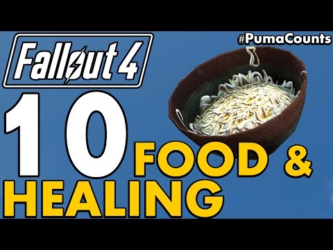 Top 10 Best Food Consumables and other Healing Items in Fallout 4 (Survival Mode) #PumaCounts