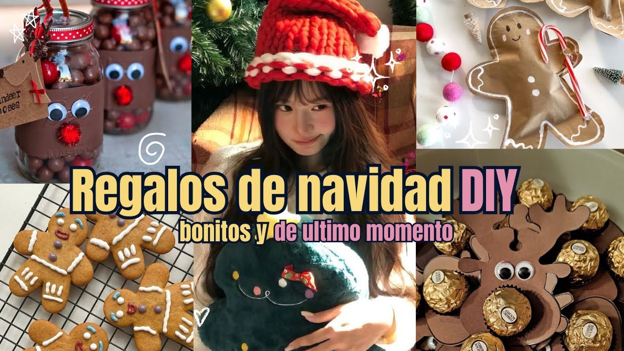 DIY Christmas gifts (cute, easy and last minute) 🎁🎅🏾💗✨