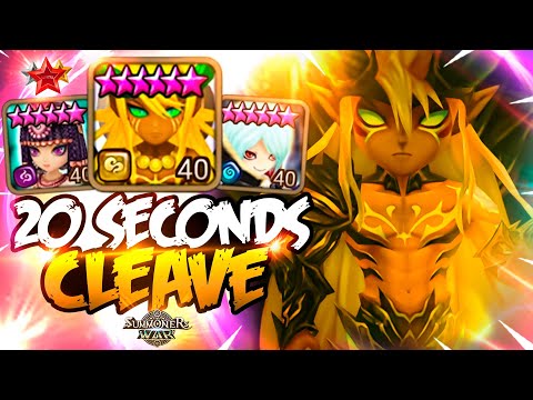 20 SEC CLEAVE with AKHAMAMIR in Summoners War RTA