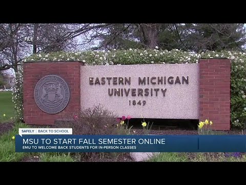 Eastern Michigan University welcoming back students for in-person classes