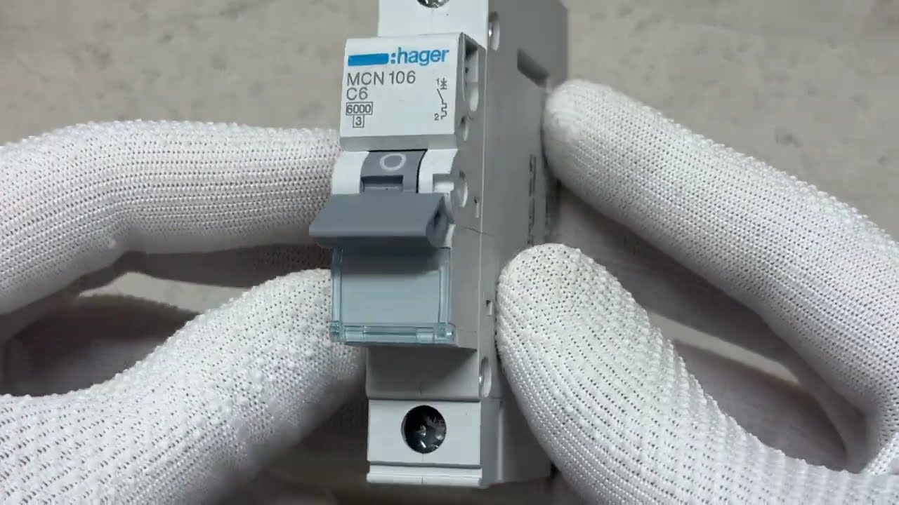 Автоматический выключатель Hager MCN106 С 1p 06А