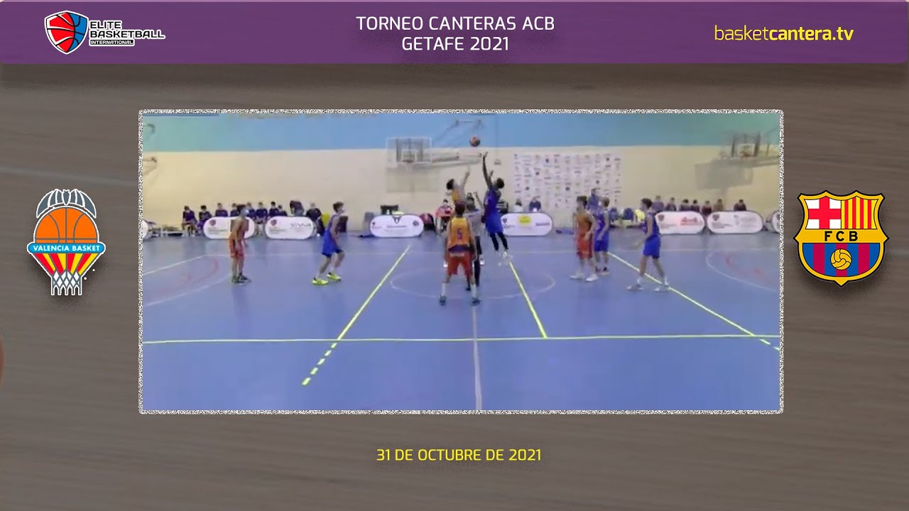 U14M- VALENCIA BASKET vs FC BARCELONA. Semif. Torneo Elite Basketball CanterasACB  #BasketCantera.TV