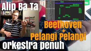 Download lagu Alip Ba Ta, 'Beethoven: Fur Elise,' 'Pelangi Pelangi,' with full orchestra and solo violin mp3