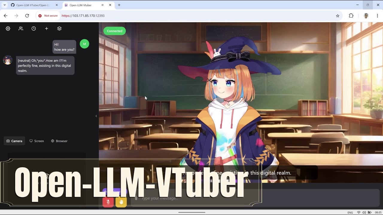 Running Open-LLM-VTuber: Interactive AI Avatar on Minimum Spec VPS