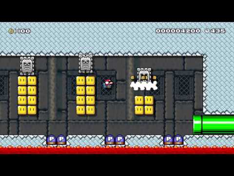 Wario's Castle SML2 (updated) by James C - Super Mario Maker - No Commentary Gameplay 1AG