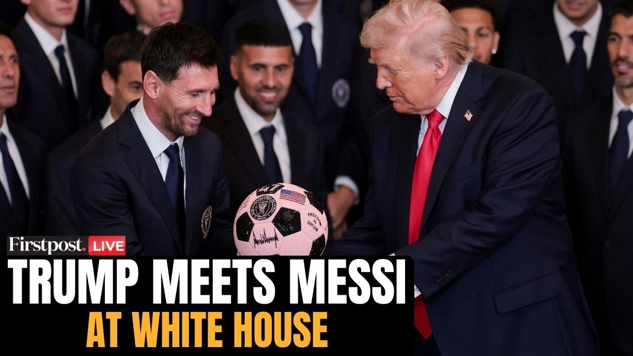 LIVE: Trump Welcomes Inter Miami & Lionel Messi | 2025 MLS Champions Honored At The White House