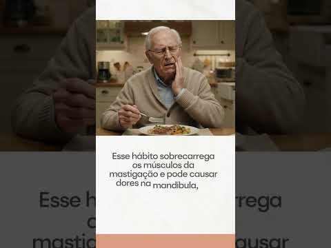 A tensão do dia a dia também pode aparecer na mandíbula.