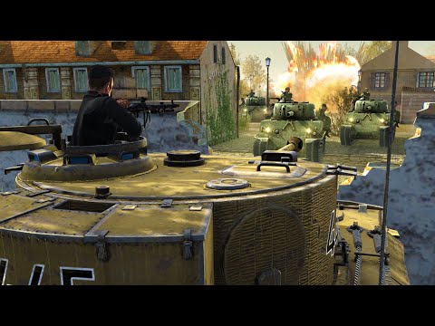 German Tiger Tank Defense of CITY BLOCKADE! - Call to Arms: Gates of Hell Battle Simulator