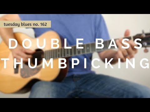 How to Use Double Bass Thumbpicking to Spice Up the Shuffle | Tuesday Blues #162