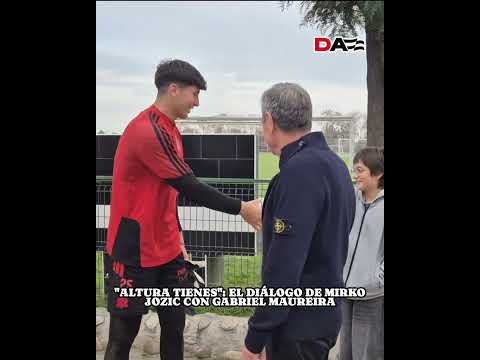 Mirko Jozic habló con Gabriel Maureira en su retorno al Estadio Monumental 🧤