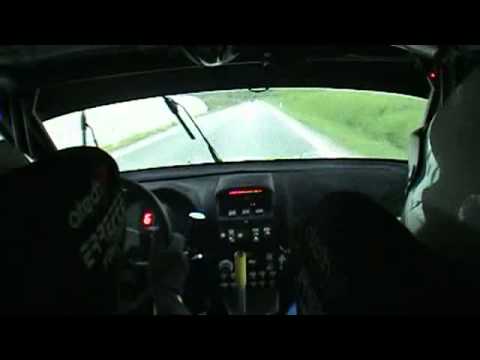 Cameracar crash Rally delle Langhe 2012 Recrosio-Spalla Clio S1600 uscita di strada PS1