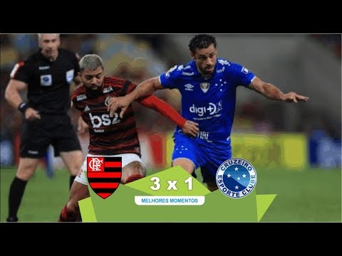 Flamengo 3 x 1 Cruzeiro   Melhores Momentos Brasileirão 2019 HD