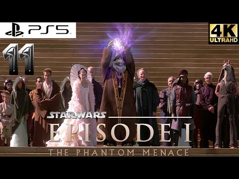 PS1 Star Wars: Episode I - The Phantom Menace Walkthrough 11 The Final Battle (PS5 4K 60fps)