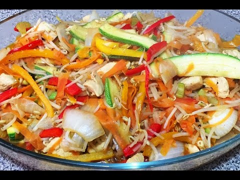 Como hacer chop suey / germen de soya