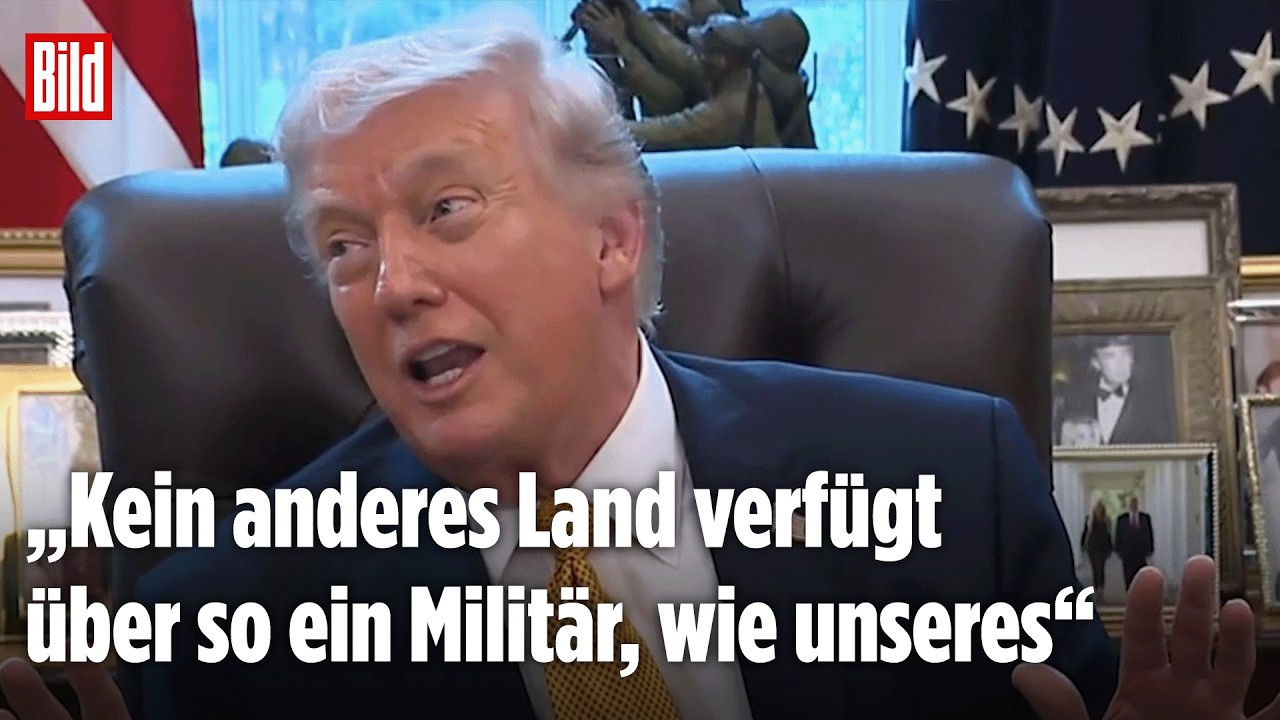 Trump schwärmt von seinem Super-Bomber: Pressekonferenz im Weißen Haus