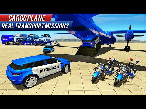US Police Car Transporter: Trailer Truck Driver 3D Game 21 - Android Gameplay