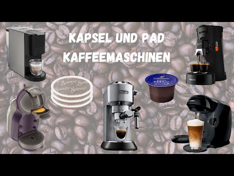 Kaffee-Pad, Kapsel und Maschinen Kaufberatung