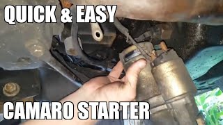 How to Replace Starter in a 93-02 Camaro