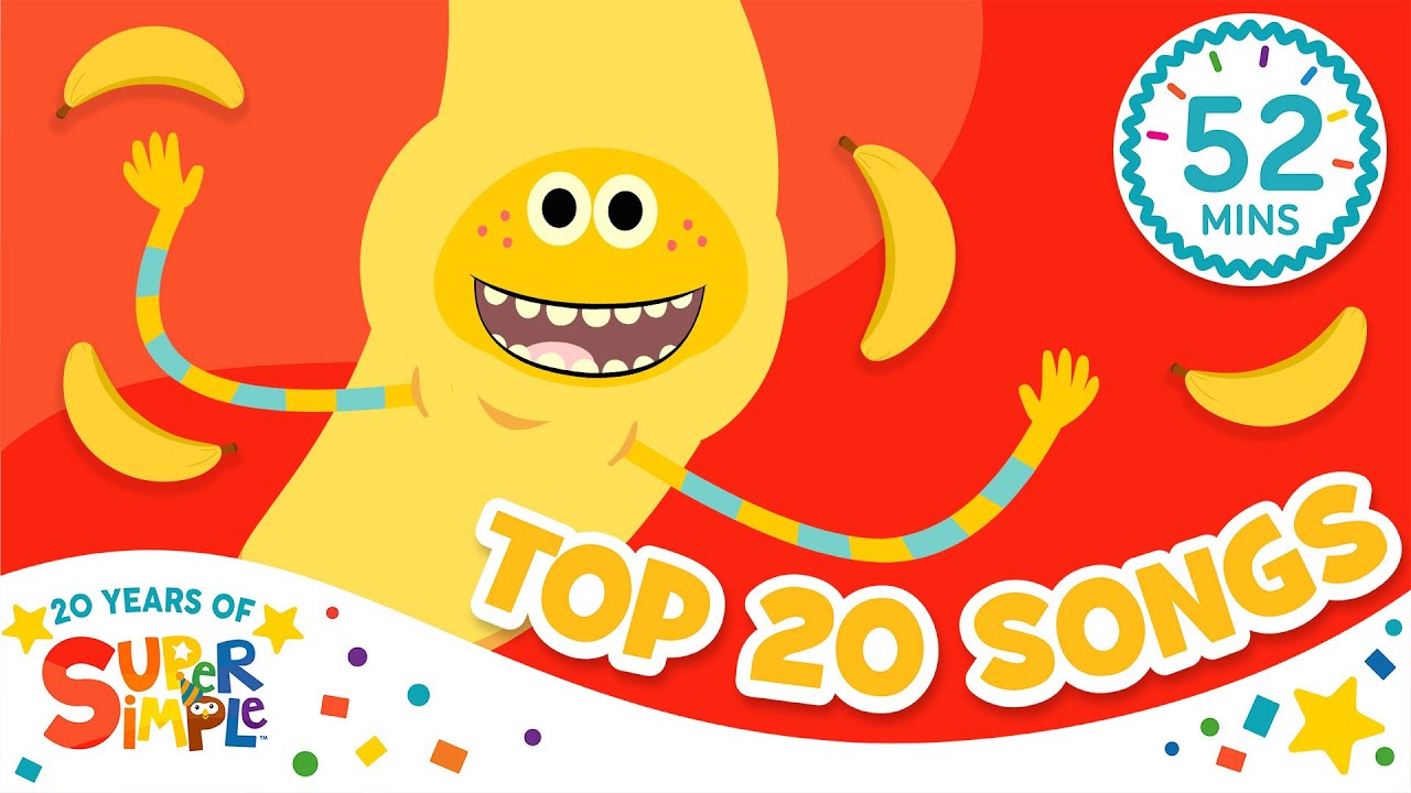 Top 20 Songs! | Best Toddler Songs & Fan Favorite Hits! | Super Simple Songs 20th Anniversary 🎉