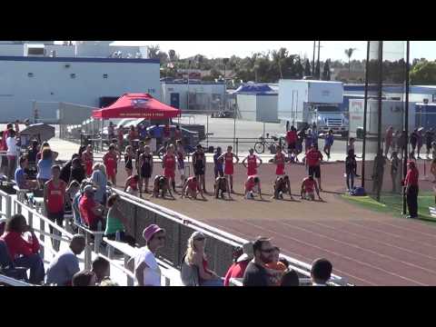 JVB 100m vs HB 4-16-15 - Los Alamitos Boys