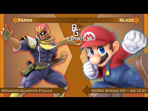 [05] BGBG Spring 05 - Paper (Captain Falcon) vs Blaze (Mario) - Winners Quarter Finals