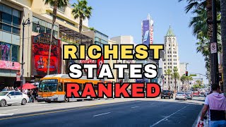 The 5 RICHEST States in the U.S. 2024 | Wealthiest States Ranked