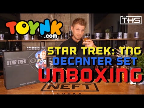 Toynk Star Trek TNG Whiskey Decanter Set UNBOXING | That Hashtag Show