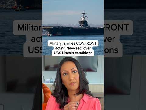 Military families CONFRONT acting Navy sec. over USS Lincoln conditions