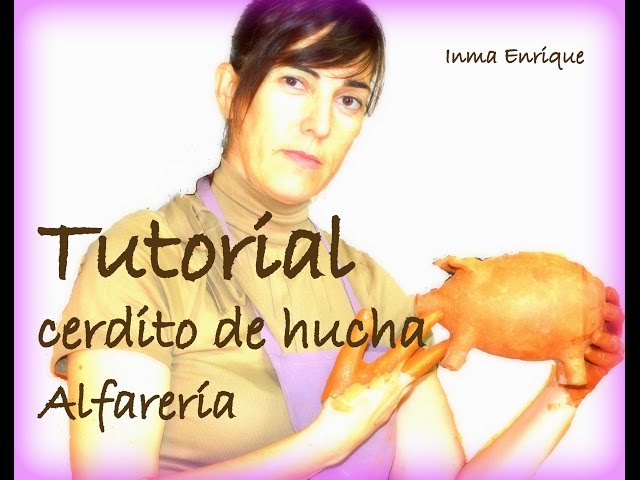 Vídeo relacionado con CERÁMICA RAMBLEÑA | Hucha Cerdito de Barro Rojo Tradicional | Hucha Infantil | 100% Hecho a Mano | 22x13x15 cm