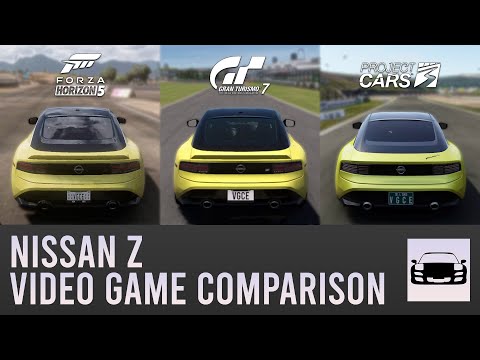 Nissan Z Video Game Comparison - Forza Horizon 5 v Gran Turismo 7 v Project CARS 3