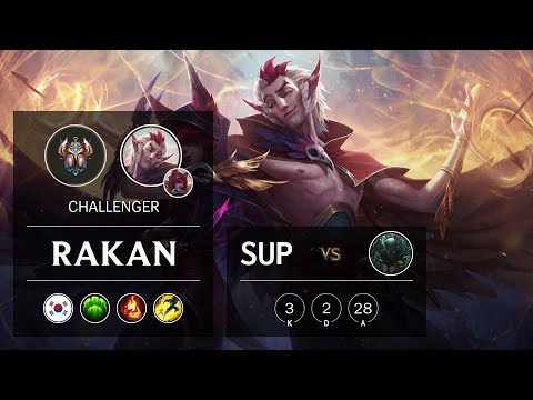 Rakan Support vs Pyke - KR Challenger Patch 9.13
