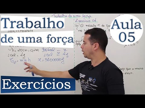 Work of a force - Class 05 (Exercises)