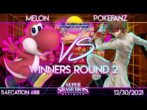 Baecation #88 Winners Round 2 - Melon (Yoshi) vs. PokefanZ (Joker) - SSBU Tournament