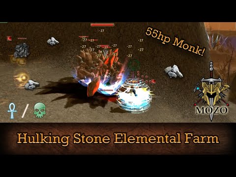 Hulking Stone Elemental Farming, 55 Monk - Guild Wars Monk Farm Mo/N, HM