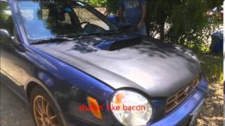 Subaru WRX shaker hood