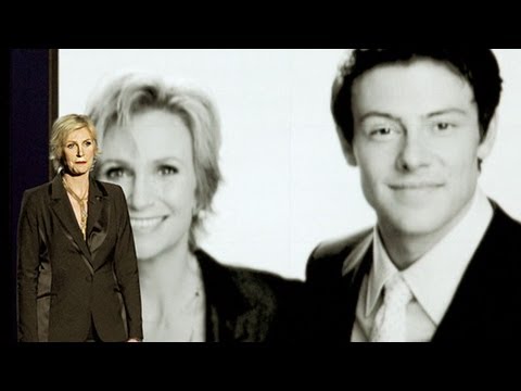 Cory Monteith Tribute by Jane Lynch Was Emotional at Emmys 2013