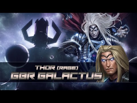 Thor vs GBR GALACTUS. And comparison with Ghost Rider and Odin + GIVEAWAY【Rage】MARVEL Future Fight