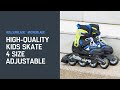ROLLERBLADE Inline-Skates Microblade Schwarz/Blau, 36.5-40.5 ROLLERBLADE Inline-Skates Microblade Schwarz/Blau, 36.5-40.5