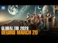 Eid Al Fitr 2026 Global Celebrations Begin March 20 As Moon Sighting Splits Dates Across Regions