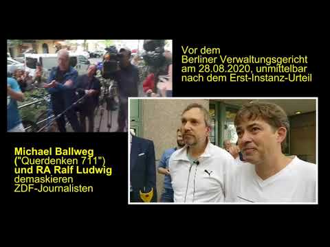 KLASSE: Querdenken 711 demaskieren @ZDF Journalisten !! #b2908