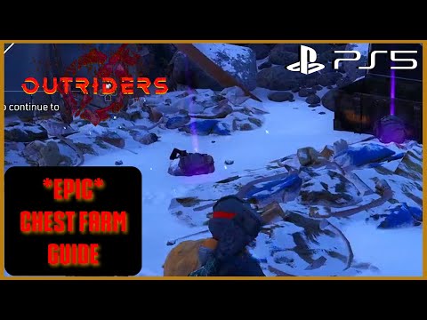 Outriders: EPIC Chest Farm - Fast EPIC Farming in 3 Minutes! - Guide [PS5 Gameplay]