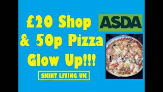 £20 Asda Shop With Lots of Offers & Cooking 50p Pizza #cheapfood #foodoffers #shopping #shoppinghaul