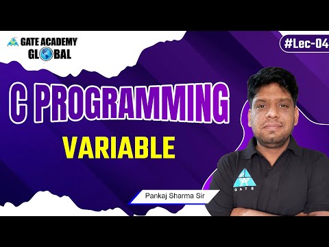 #04 | Variable | C Programming (English) By Pankaj Sharma Sir