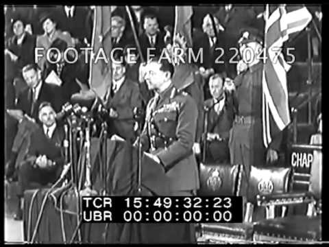 Field Marshall Sir Harold Alexander Addresses UN 220475-17 | Footage Farm
