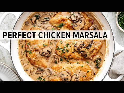 CHICKEN MARSALA | The Perfect Easy Weeknight Dinner Recipe!