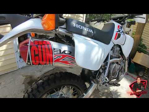 XR650l 2022 big gun exhaust & mods